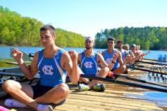 rowers meditating