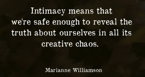 intimacy means that were safe enough