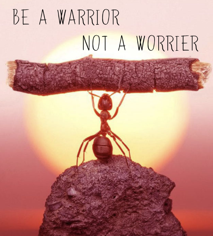 warrior not worrier